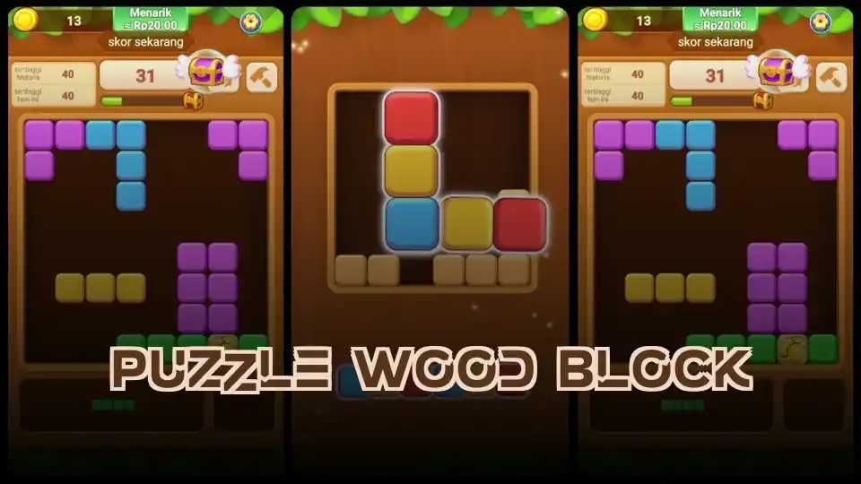 Puzzle Wood Block