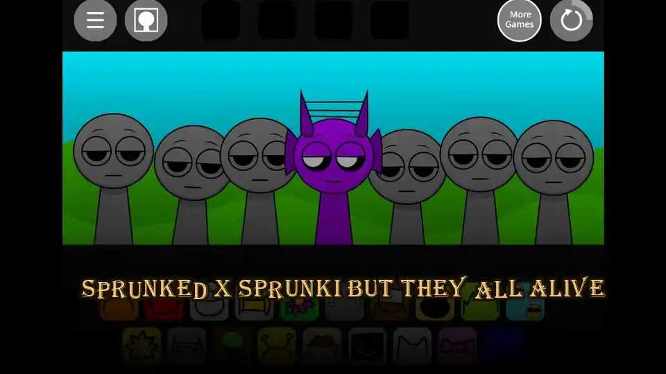 Sprunked x Sprunki But They All Alive