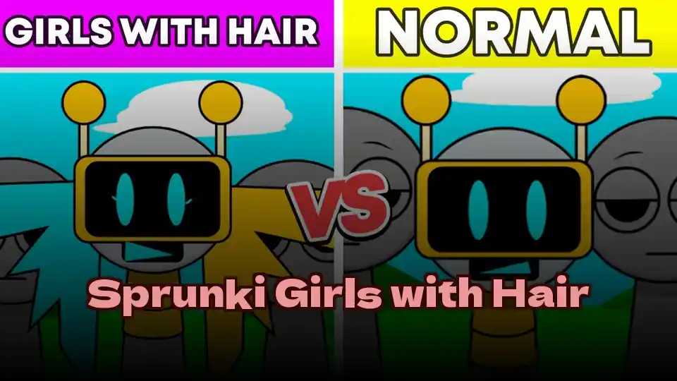 Sprunki Girls with Hair