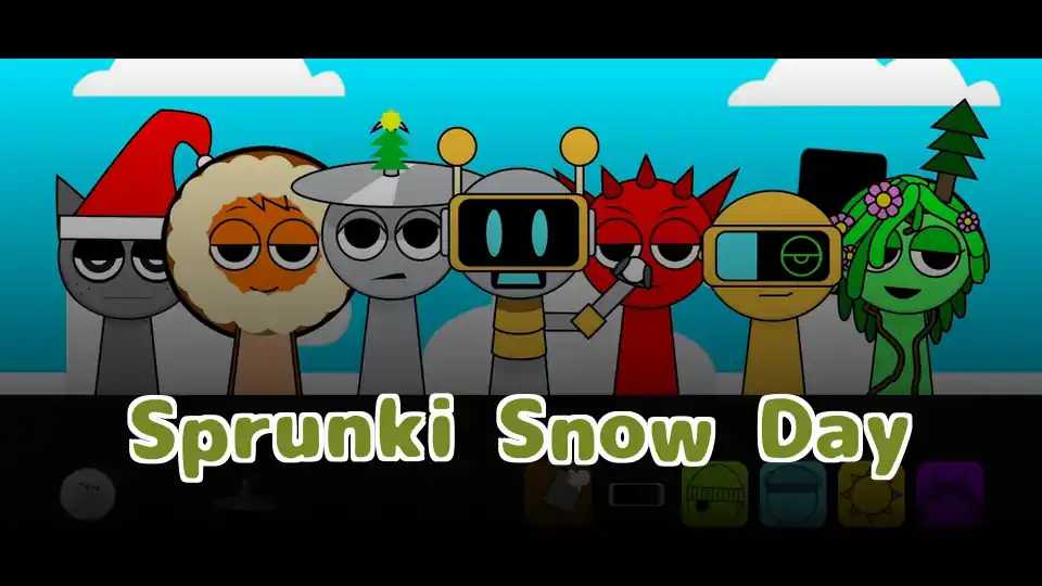 Sprunki Snow Day