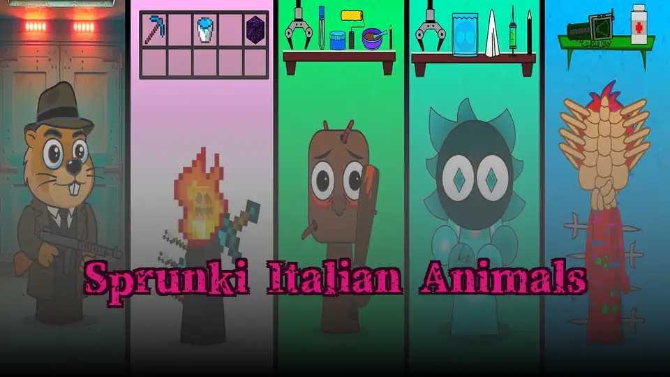 Sprunki Italian Animals