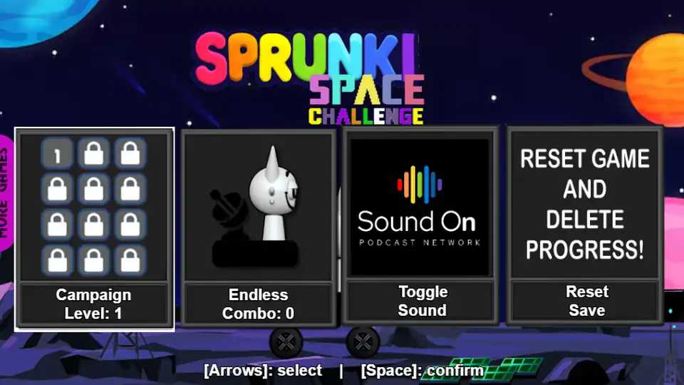Sprunki Space Challenge