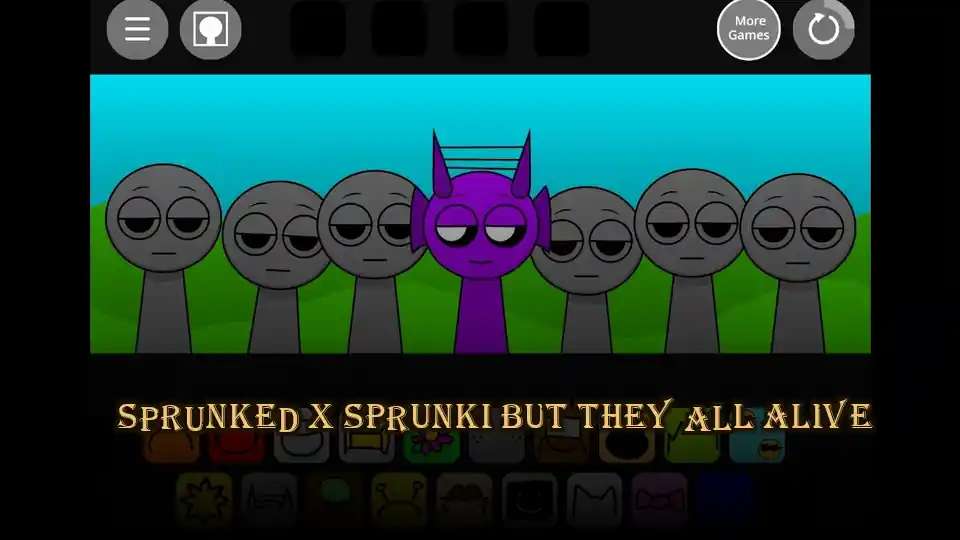 Sprunked x Sprunki But They All Alive