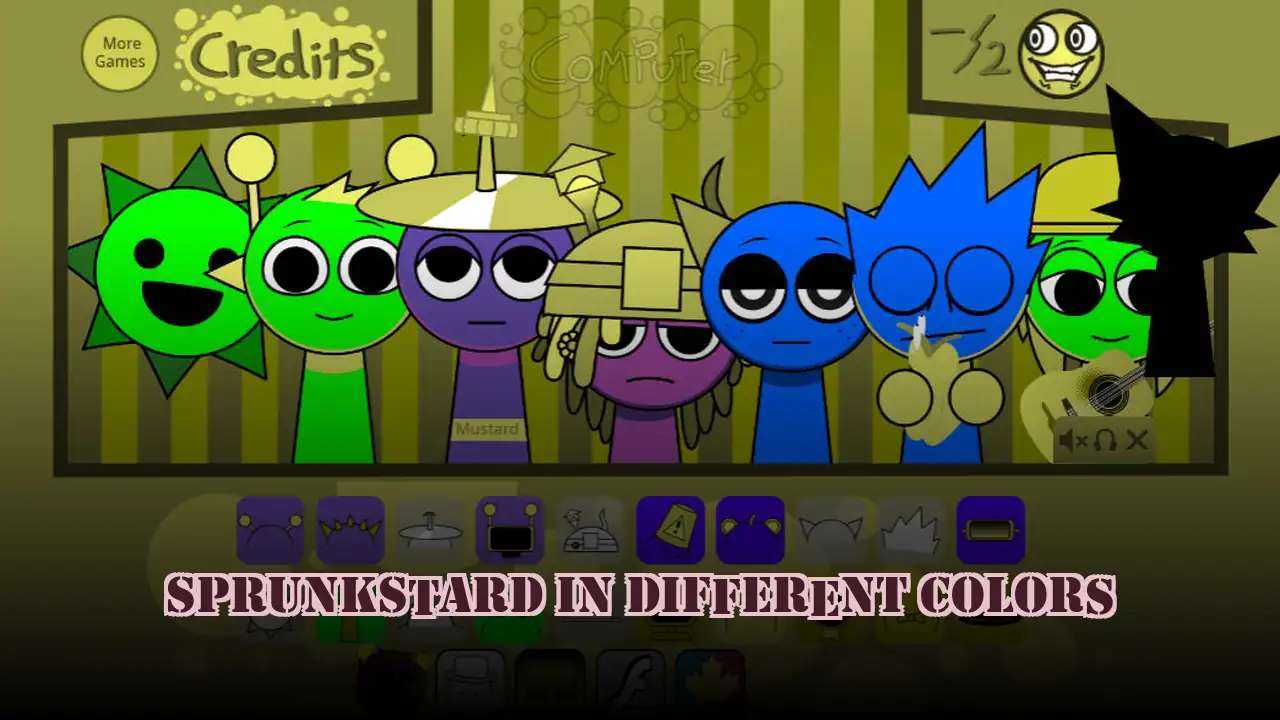 Sprunkstard in Different Colors