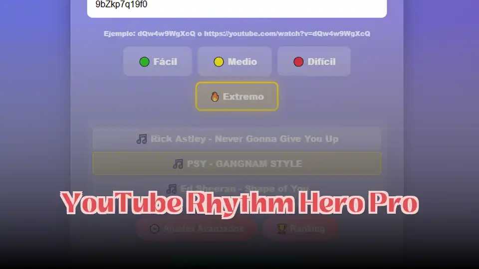YouTube Rhythm Hero Pro