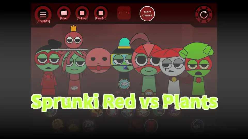 Sprunki Red vs Plants