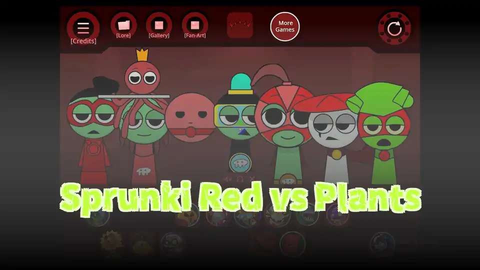 Sprunki Red vs Plants